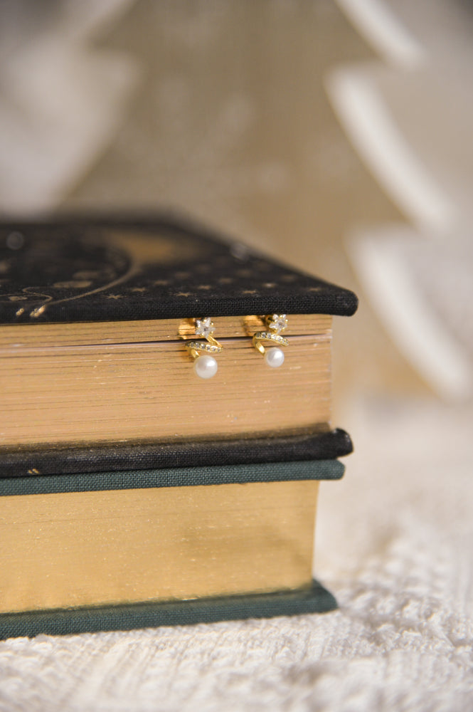 18k Gold Plated - Tinsel Studs