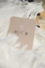 925 Sterling Silver - Blue Winter Studs