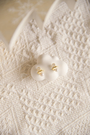 18k Gold Plated - Tinsel Studs