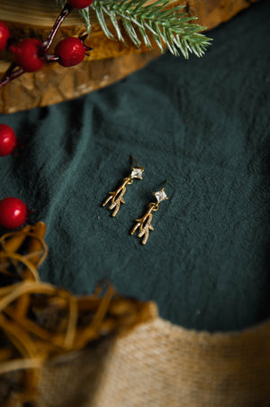 Antler Branch Earrings