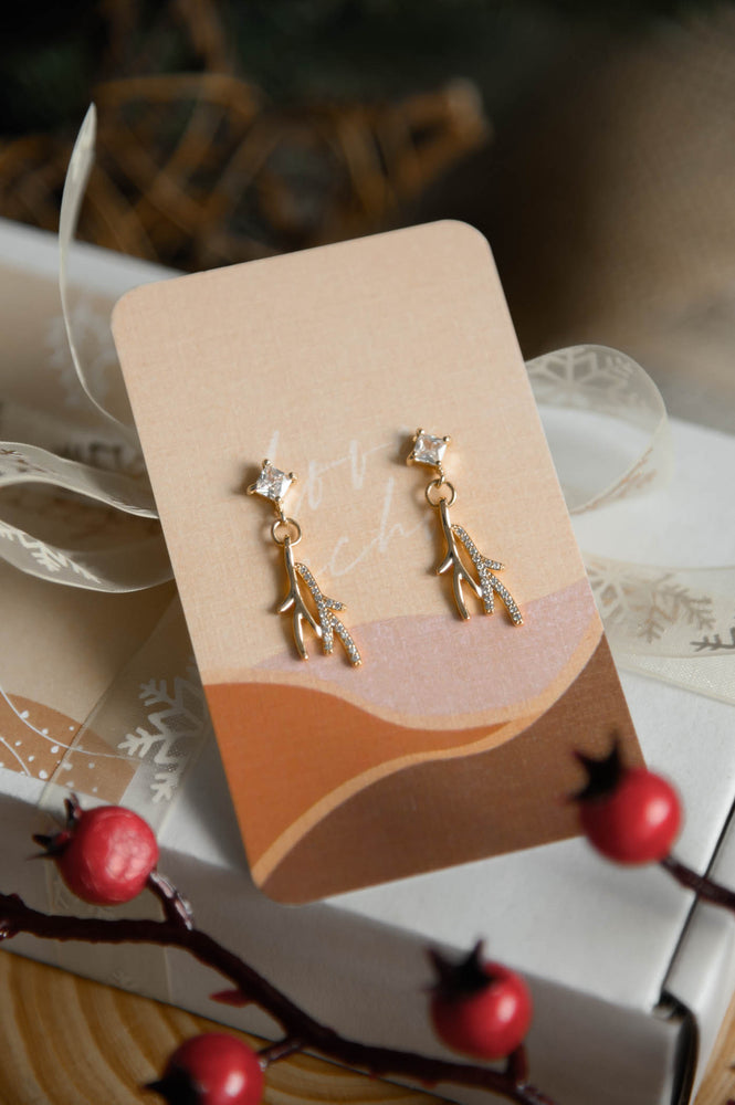 
            
                Load image into Gallery viewer, Antler Branch Earrings (S925)
            
        