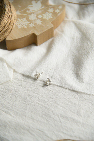Blanche Twig Studs (S925)