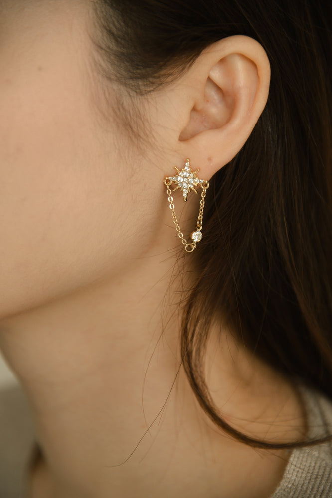 
            
                Load image into Gallery viewer, Sparkly Mismatched Earrings (S925)
            
        