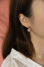 Bloom Earrings in white