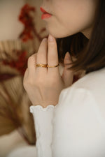 18k Gold Plated - Crescento Ring