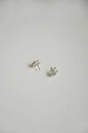 
            
                Load image into Gallery viewer, Prancer Clear Studs (S925)
            
        