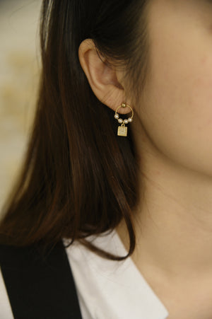 Locket Mismatched Earrings (S925)