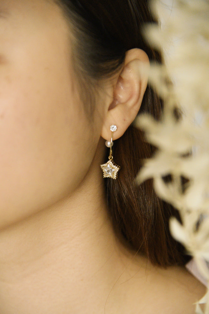 
            
                Load image into Gallery viewer, North Star Mismatched Earrings
            
        