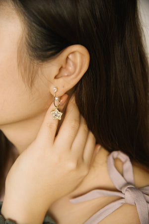 
            
                Load image into Gallery viewer, North Star Mismatched Earrings (S925)
            
        