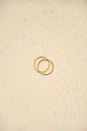 Gold Plated - Miller Duo Ring