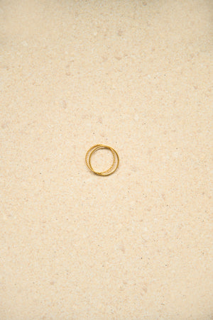 Gold Plated - Miller Duo Ring